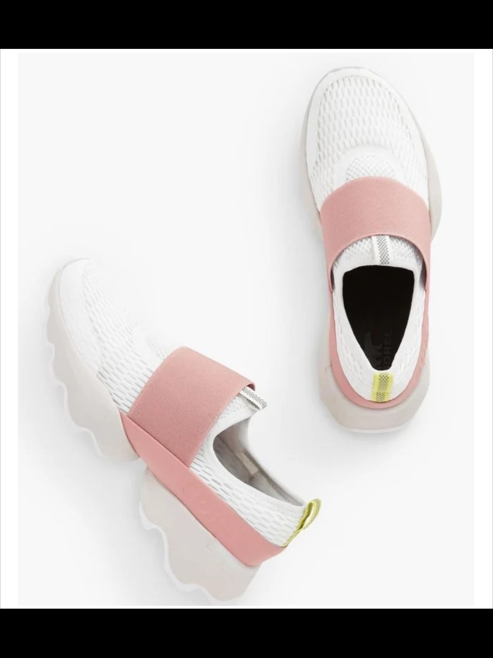 SOREL WHITE MOONSTONE KINETIC IMPACT STRAP Sneakers
